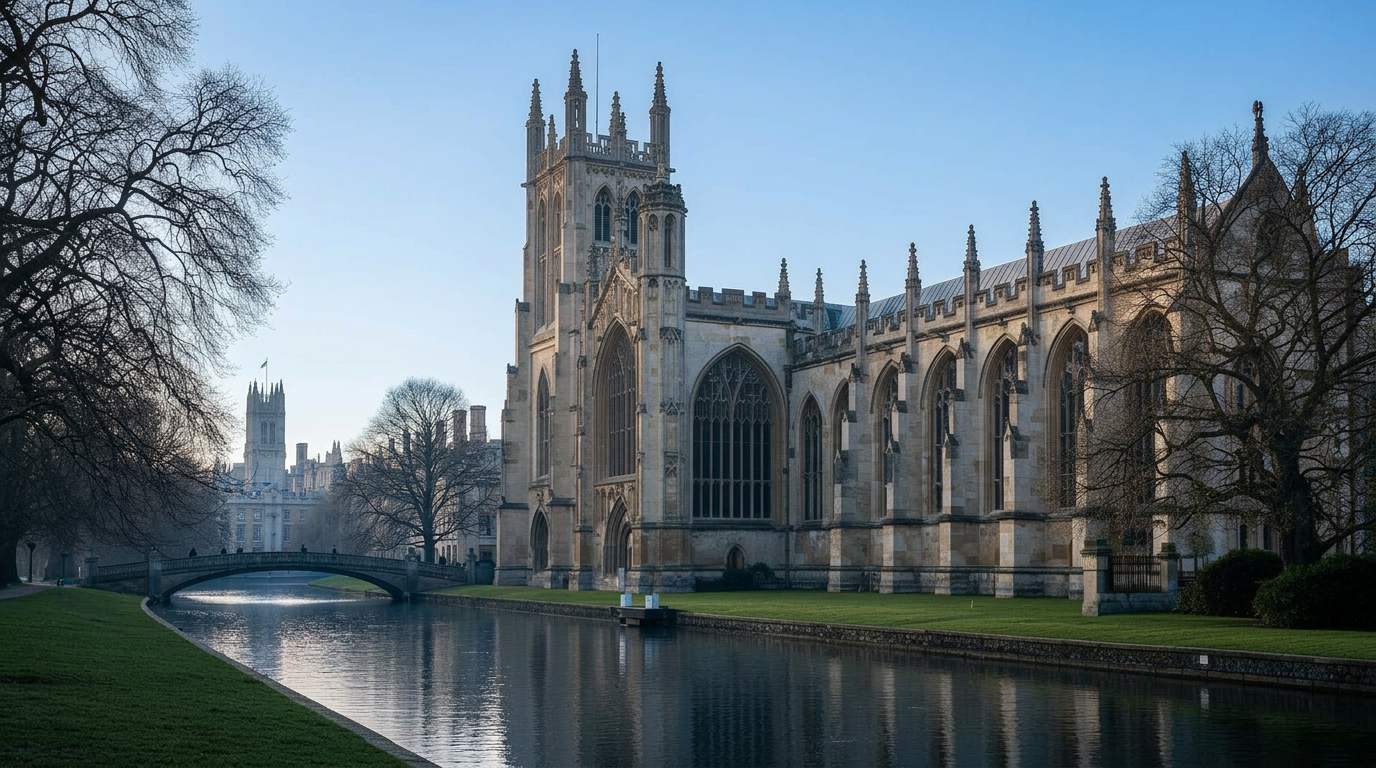 King's College Chapel, Cambridge at golden hour